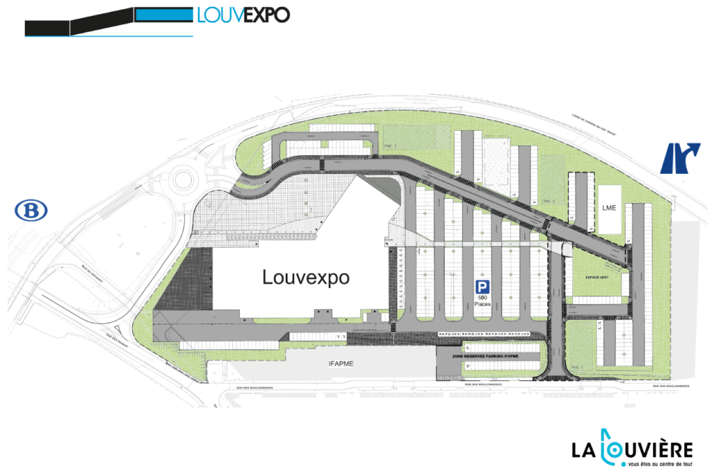 Plan d'implantation Louvexpo